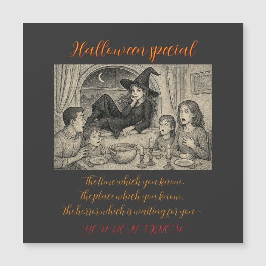 Met Halloween heten we de heksen welkom! (Voorkant)