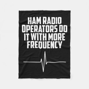 Met Ham Radio Operators Meer Fleece Deken