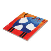 Met handgemaakte tekenkunst met leuke tekenkunst tegeltje (Zijkant)