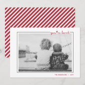 Met handgeschreven tekst je bent een geliefde Vale Kaart (Voorkant / Achterkant)