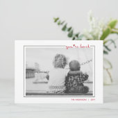 Met handgeschreven tekst je bent een geliefde Vale Kaart (Staand voorkant)