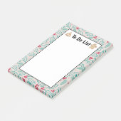 Met handgetekende kerstavond Holly Rood om lijst t Post-it® Notes (Schuin)