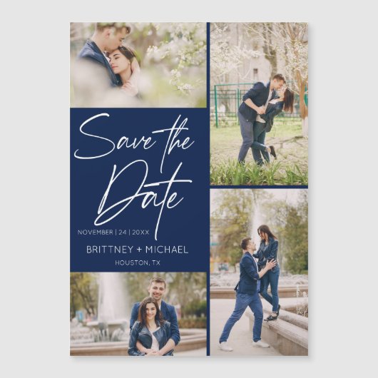 Met handmatige inkeping bespaart u de datum blauw (Voorkant)