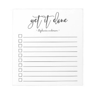 Met handmatige letters Ontvang het Gedetailleerd G Notitieblok