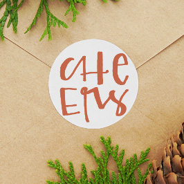 Met handschrift Stickers van de vakantiegang