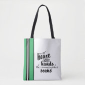 Met hart en handen de Sonographer scans Tote Bag (Voorkant)
