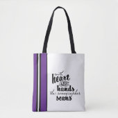 Met hart en handen de Sonographer scans Tote Bag (Voorkant)
