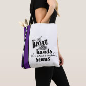 Met hart en handen de Sonographer scans Tote Bag (Dichtbij)