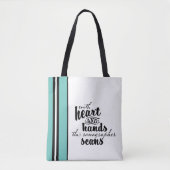 Met hart en handen de Sonographer scans Tote Bag (Voorkant)