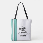 Met hart en handen de Sonographer scans Tote Bag (Achterkant)