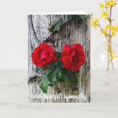 Met hartgevoede sympathie kaart (Gele Bloem)