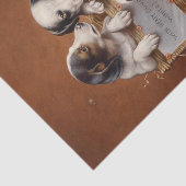 Met hartig goede wensen van Carl Reichert Tissuepapier (Detail)