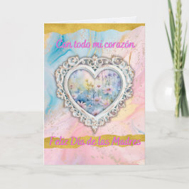 Met heel mijn hart, gelukkige Moederdag Feestdagen Kaart