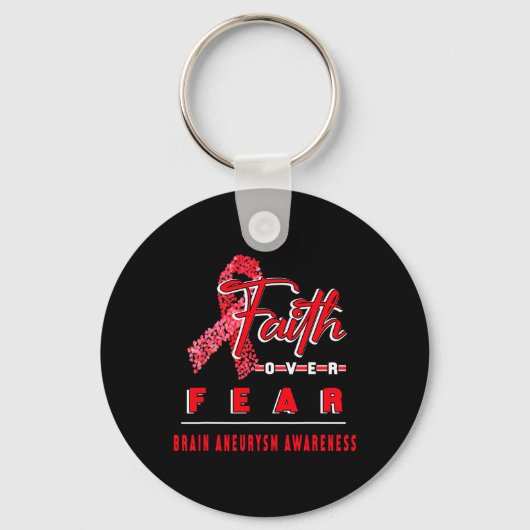 MET HERSENANEURYSMA BEWUSTZIJN GELOOF ALTIJD OVER SLEUTELHANGER (Voorkant)