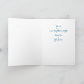 Met het diepste sympathie, aanmoediging, condolant kaart (Binnen)