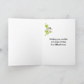 Met het diepste sympathie voor Chickadee - Waterve Kaart (Binnen)