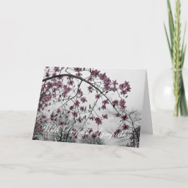 MET HET DIEPSTE WENSKAART VAN DE SYMPATHIE KAART