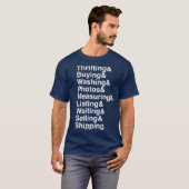 Met het geweer verkopen Ampersand T-shirt (Voorkant volledig)