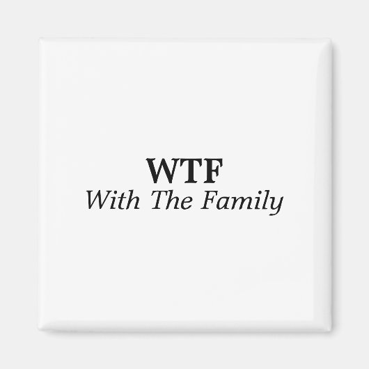 Met het gezin magneet (Voorkant)