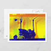 Met het oude en met het nieuwe briefkaart (Voorkant / Achterkant)