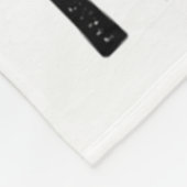 Met het paard ga ik mijn modembos verliezen. fleece deken (Hoek)