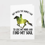 Met het paard ga ik mijn modembos verliezen. kaart (Voorkant)