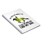 Met het paard ga ik mijn modembos verliezen. notitieboek (Rechterzijde)