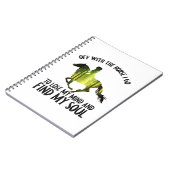 Met het paard ga ik mijn modembos verliezen. notitieboek (Linkerzijde)