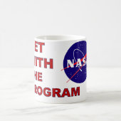 Met het programma koffiemok (Center)