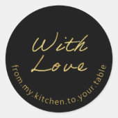 Met het promotionele label Gold van Love Baker op (Voorkant)