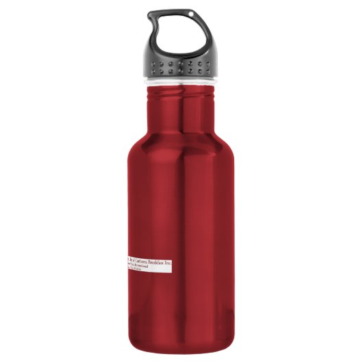 met het Roos Zonta Waterfles (Achterkant)