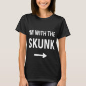 Met het Shirt Skunk Funny Halloween (Voorkant)