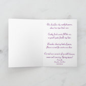 Met het Wenskaart van de lente Kaart (Binnen)