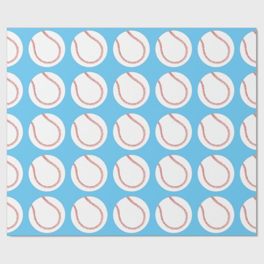 Met honkbal bekleed papier (Vlak)