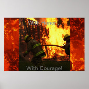 Met Honor... Met Courage. Poster