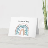 Met Hoop en Healing Bedankkaart (Voorkant)