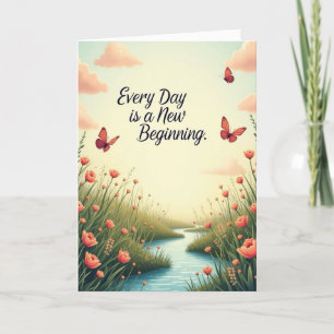 met hoop opgevouwen Wenskaart Kaart