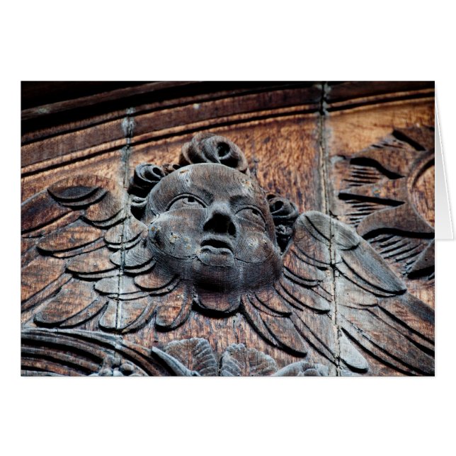 Met hout behouten Angel (Voorkant Horizontaal)