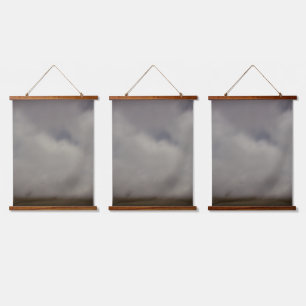 MET HOUT BEKLEED TAPIJT 3 ART&DESIGN HANGEND WANDKLEED