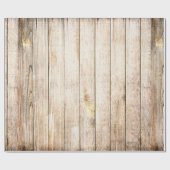 Met hout gebleekte witte kalkwas cadeaupapier (Vlak)