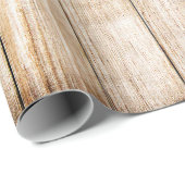 Met hout gebleekte witte kalkwas cadeaupapier (Rol Hoek)