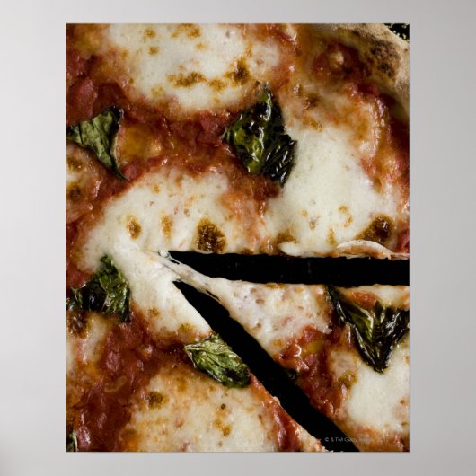 met hout gestookte kaas pizza poster (Voorkant)