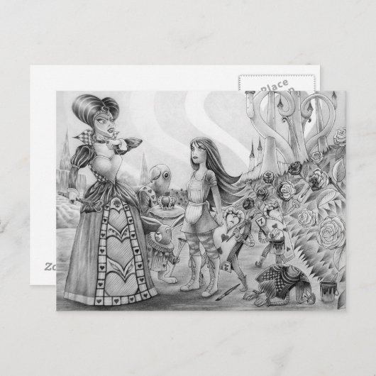 "Met hun hoofd!" Briefkaart (Voorkant / Achterkant)