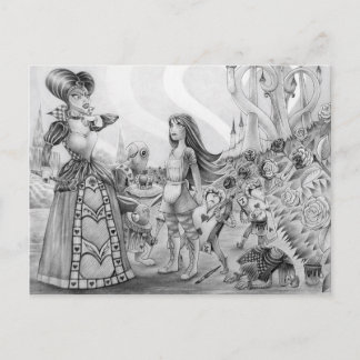 "Met hun hoofd!" Briefkaart