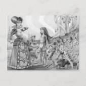 "Met hun hoofd!" Briefkaart (Voorkant)