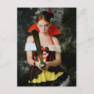 Met hun hoofden. Briefkaart