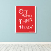 Met hun hoofden - canvas afdrukken (Insitu (Houten vloer))