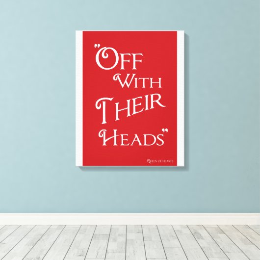 Met hun hoofden - canvas afdrukken (Insitu (Houten vloer))