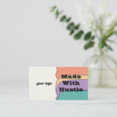 Met Hustle T-Shirt Maker Visitekaartje (Staand voorkant)