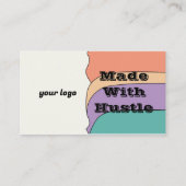 Met Hustle T-Shirt Maker Visitekaartje (Voorkant)